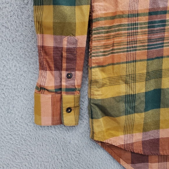 Madewell Flannel Sunday Shirt in Seconda Plaid Womens Size XS Pockets - Picture 5 of 12